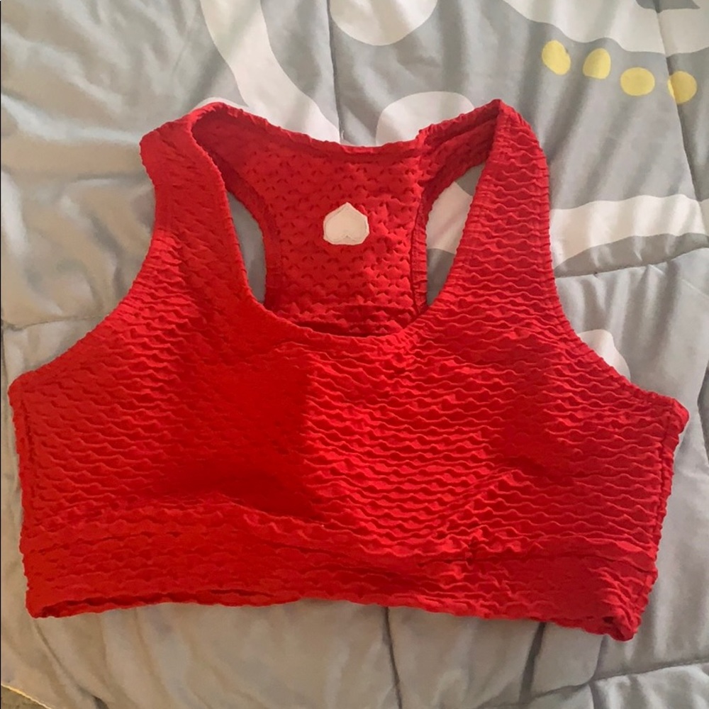 Croco skin amor sports bra